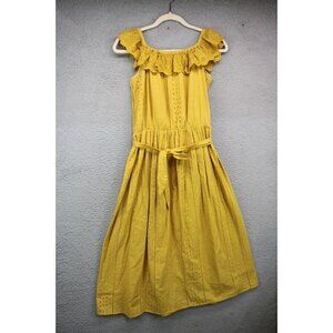 Allison NY Sleeveless Midi‎ Dress-Eyelet-Size Medium-Longenlook-Cottagecore